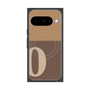 プレミアムスクエアケース with Pixelsnap［ オリジナル - initial two tone - O brown ］