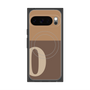 プレミアムスクエアケース with Pixelsnap［ オリジナル - initial two tone - O brown ］