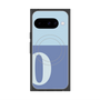 プレミアムスクエアケース with Pixelsnap［ オリジナル - initial two tone - O blue ］