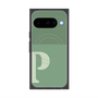 プレミアムスクエアケース with Pixelsnap［ オリジナル - initial two tone - P green ］