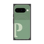 プレミアムスクエアケース with Pixelsnap［ オリジナル - initial two tone - P green ］
