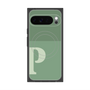 プレミアムスクエアケース with Pixelsnap［ オリジナル - initial two tone - P green ］