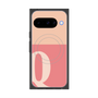 プレミアムスクエアケース with Pixelsnap［ オリジナル - initial two tone - Q pink ］