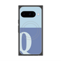 プレミアムスクエアケース with Pixelsnap［ オリジナル - initial two tone - Q blue ］