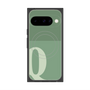 プレミアムスクエアケース with Pixelsnap［ オリジナル - initial two tone - Q green ］