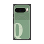 プレミアムスクエアケース with Pixelsnap［ オリジナル - initial two tone - Q green ］