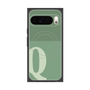 プレミアムスクエアケース with Pixelsnap［ オリジナル - initial two tone - Q green ］