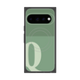 プレミアムスクエアケース with Pixelsnap［ オリジナル - initial two tone - Q green ］
