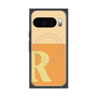 プレミアムスクエアケース with Pixelsnap［ オリジナル - initial two tone - R orange ］