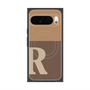 プレミアムスクエアケース with Pixelsnap［ オリジナル - initial two tone - R brown ］