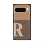 プレミアムスクエアケース with Pixelsnap［ オリジナル - initial two tone - R brown ］