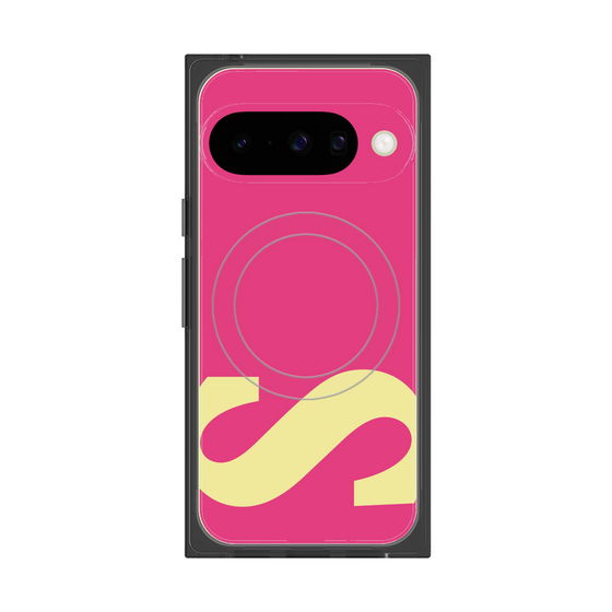 プレミアムスクエアケース with Pixelsnap［ オリジナル - initial color - S pink ］