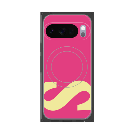 プレミアムスクエアケース with Pixelsnap［ オリジナル - initial color - S pink ］