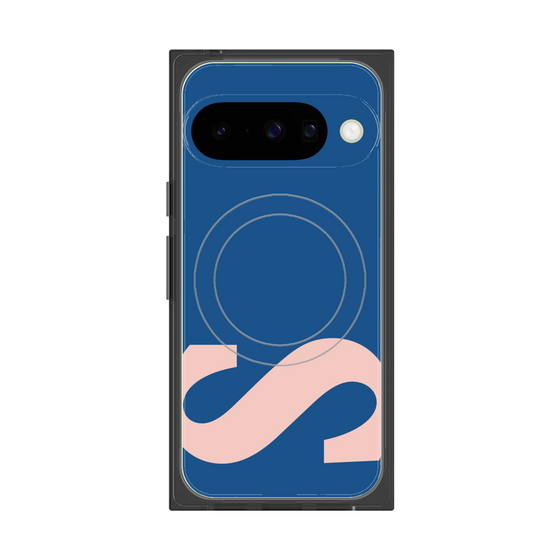 プレミアムスクエアケース with Pixelsnap［ オリジナル - initial color - S navy ］