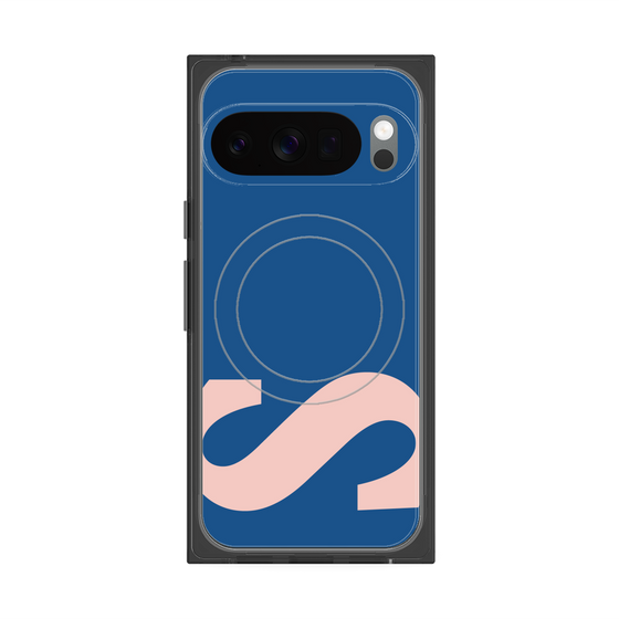 プレミアムスクエアケース with Pixelsnap［ オリジナル - initial color - S navy ］