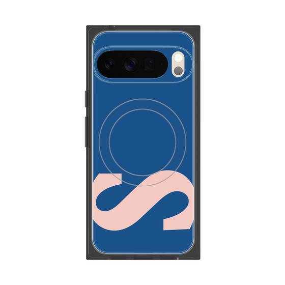 プレミアムスクエアケース with Pixelsnap［ オリジナル - initial color - S navy ］