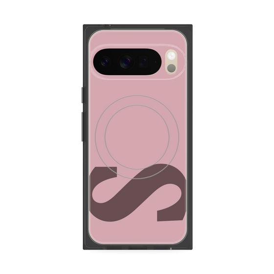 プレミアムスクエアケース with Pixelsnap［ オリジナル - initial color - S dusty pink ］