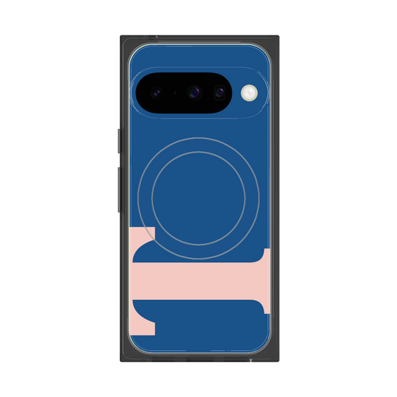 プレミアムスクエアケース with Pixelsnap［ オリジナル - initial color - T navy ］