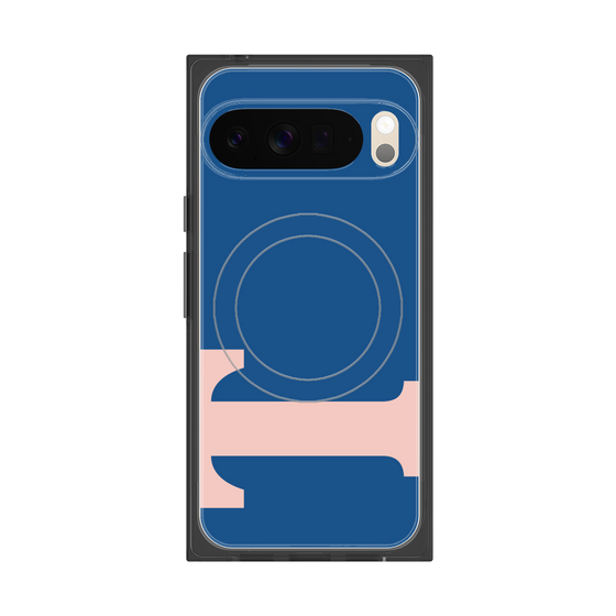 プレミアムスクエアケース with Pixelsnap［ オリジナル - initial color - T navy ］