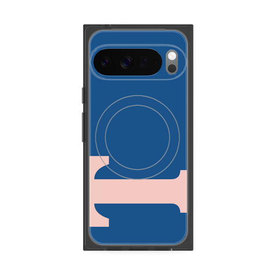 プレミアムスクエアケース with Pixelsnap［ オリジナル - initial color - T navy ］
