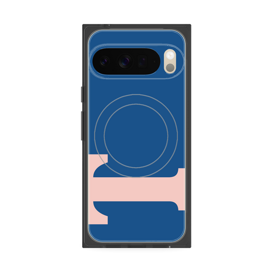プレミアムスクエアケース with Pixelsnap［ オリジナル - initial color - T navy ］