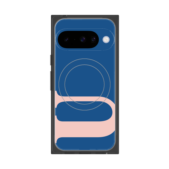 プレミアムスクエアケース with Pixelsnap［ オリジナル - initial color - U navy ］