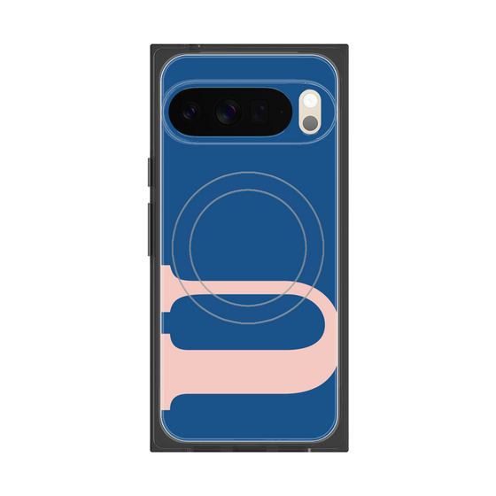 プレミアムスクエアケース with Pixelsnap［ オリジナル - initial color - U navy ］
