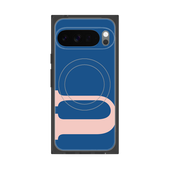 プレミアムスクエアケース with Pixelsnap［ オリジナル - initial color - U navy ］