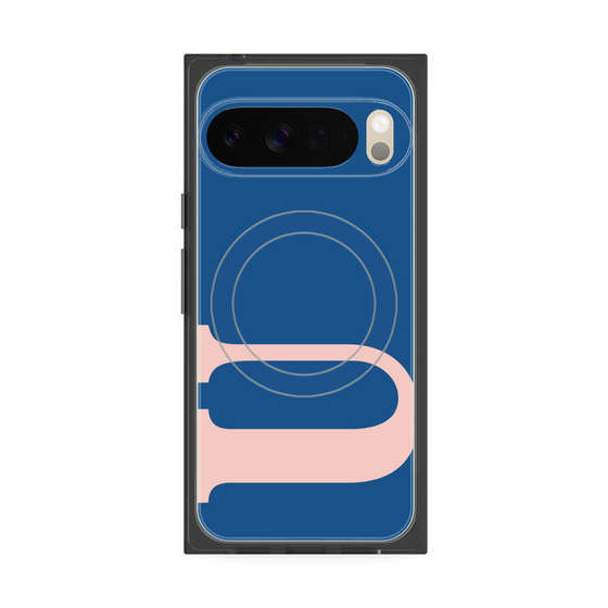 プレミアムスクエアケース with Pixelsnap［ オリジナル - initial color - U navy ］