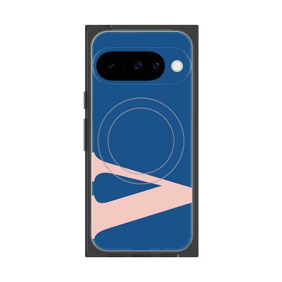 プレミアムスクエアケース with Pixelsnap［ オリジナル - initial color - V navy ］