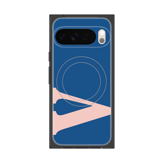 プレミアムスクエアケース with Pixelsnap［ オリジナル - initial color - V navy ］