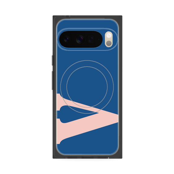 プレミアムスクエアケース with Pixelsnap［ オリジナル - initial color - V navy ］