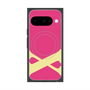 プレミアムスクエアケース with Pixelsnap［ オリジナル - initial color - X pink ］