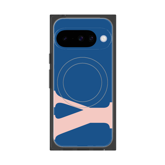 プレミアムスクエアケース with Pixelsnap［ オリジナル - initial color - Y navy ］