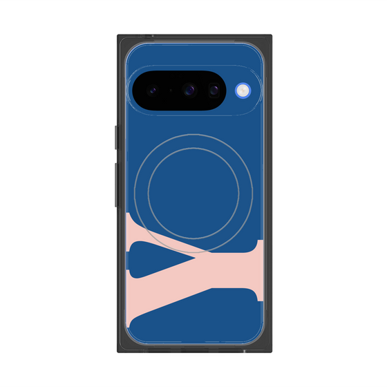 プレミアムスクエアケース with Pixelsnap［ オリジナル - initial color - Y navy ］