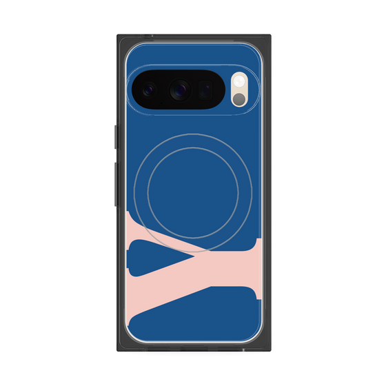 プレミアムスクエアケース with Pixelsnap［ オリジナル - initial color - Y navy ］