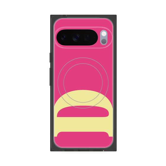 プレミアムスクエアケース with Pixelsnap［ オリジナル - initial color - D pink ］