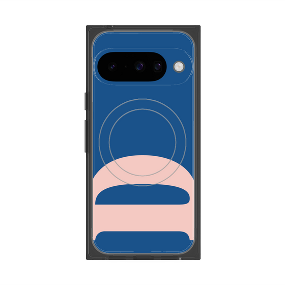 プレミアムスクエアケース with Pixelsnap［ オリジナル - initial color - D navy ］