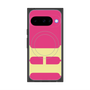 プレミアムスクエアケース with Pixelsnap［ オリジナル - initial color - H pink ］