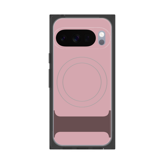 プレミアムスクエアケース with Pixelsnap［ オリジナル - initial color - I dusty pink ］
