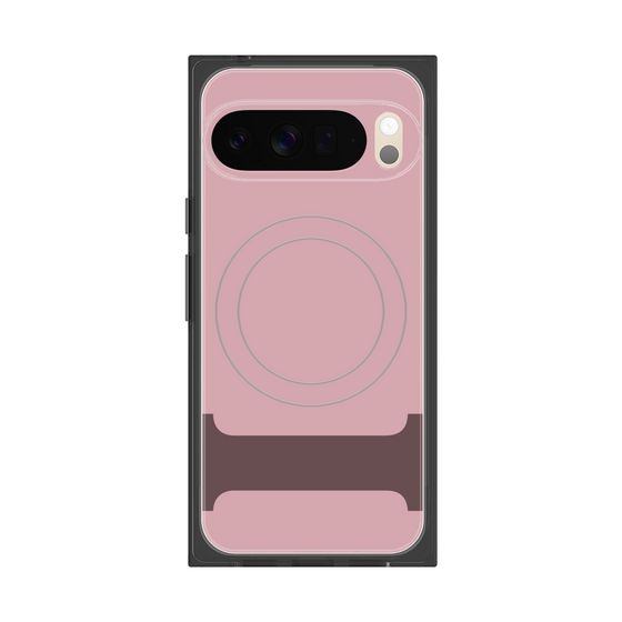 プレミアムスクエアケース with Pixelsnap［ オリジナル - initial color - I dusty pink ］