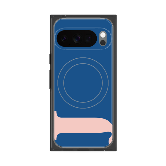 プレミアムスクエアケース with Pixelsnap［ オリジナル - initial color - J navy ］