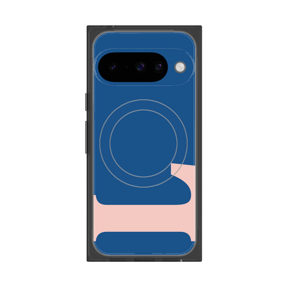 プレミアムスクエアケース with Pixelsnap［ オリジナル - initial color - L navy ］