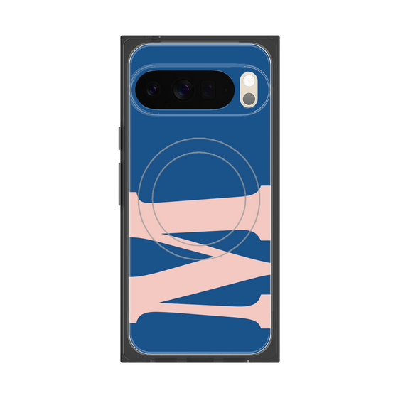 プレミアムスクエアケース with Pixelsnap［ オリジナル - initial color - M navy ］