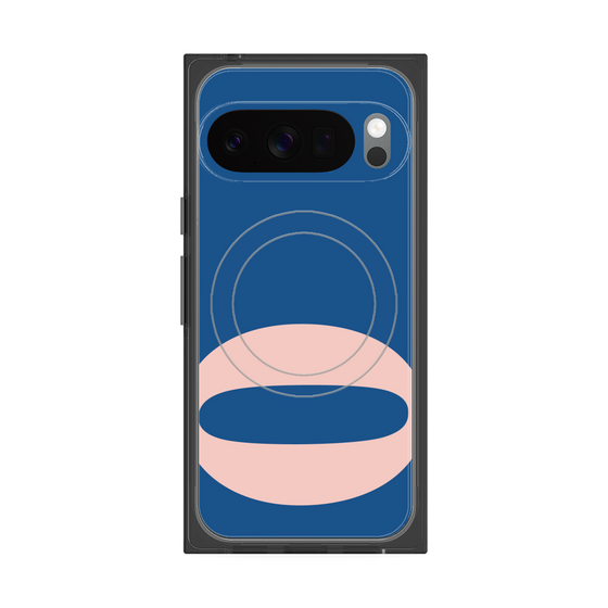プレミアムスクエアケース with Pixelsnap［ オリジナル - initial color - O navy ］