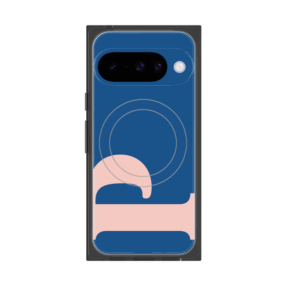プレミアムスクエアケース with Pixelsnap［ オリジナル - initial color - P navy ］