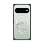 プレミアムスクエアケース with Pixelsnap［ こんにちは、いぬです - みんなそろって - クリア ］
