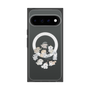 プレミアムスクエアケース with Pixelsnap［ こんにちは、いぬです - みんなそろって - クリア ］