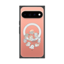 プレミアムスクエアケース with Pixelsnap［ こんにちは、いぬです - みんなそろって - クリア ］