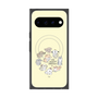 プレミアムスクエアケース with Pixelsnap［ こんにちは、いぬです - みんなそろって - ベージュ ］